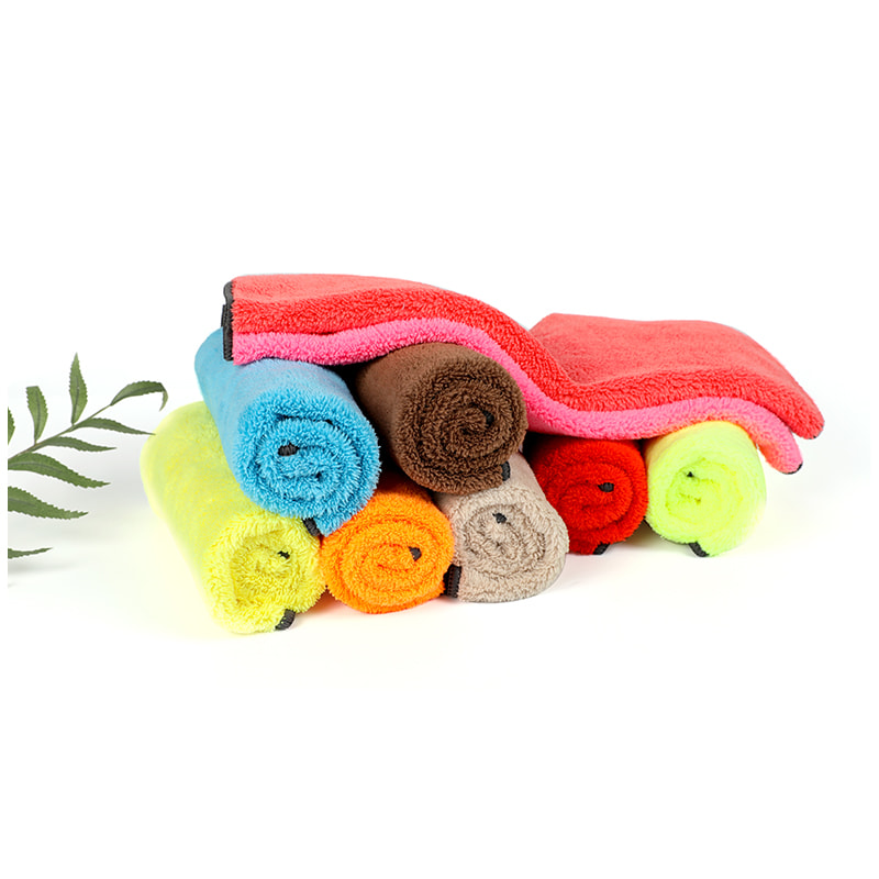 6PK 350GSM coral fleece car towel/interior cleaning/kitchen cleaning/hand towel